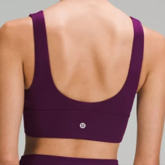 BRAND NEW Align™ V-Neck Bra Light Support In Dramatic Magenta A/B Cup Size 10 - Picture 7 of 7